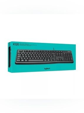 Logitech K120 Wired Keyboard for Windows – NWT ⌨️🖤